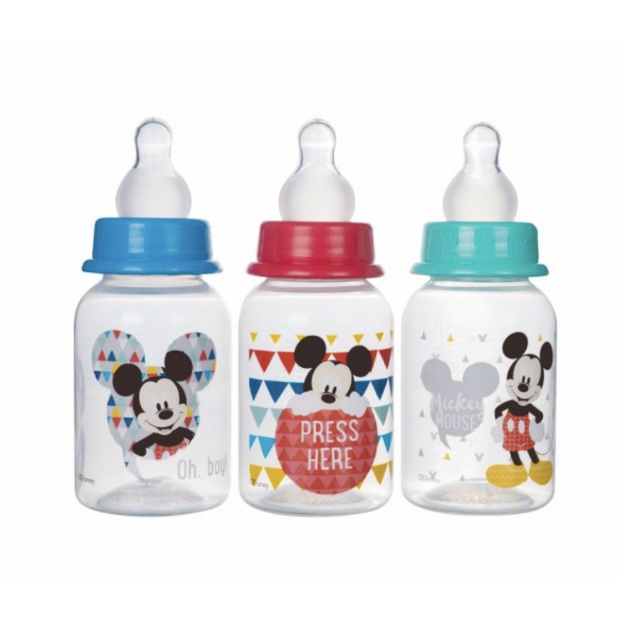 (Được chọn núm) Bình sữa cổ hẹp Disney 125ml 250ml (hàng Thái Lan)