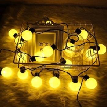 Dây đèn pingpong - Led bi đục - Đèn trang trí nhà cửa