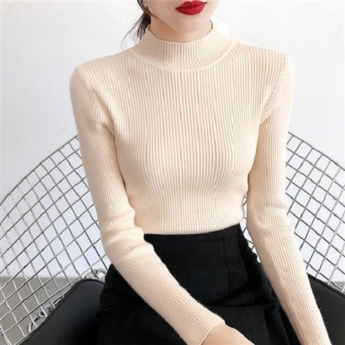 ÁO LEN CỔ 3 PHÂN cao cấp lên dáng ôm cực xinh áo len không xù basic dễ phối đồ