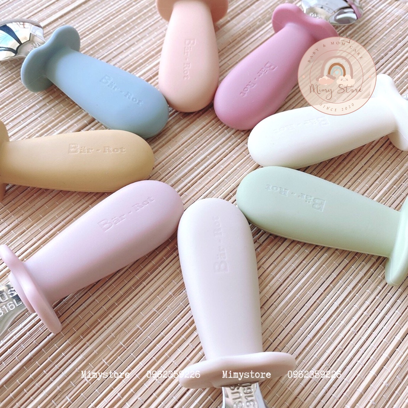 Set thìa dĩa ăn dặm Bar rot