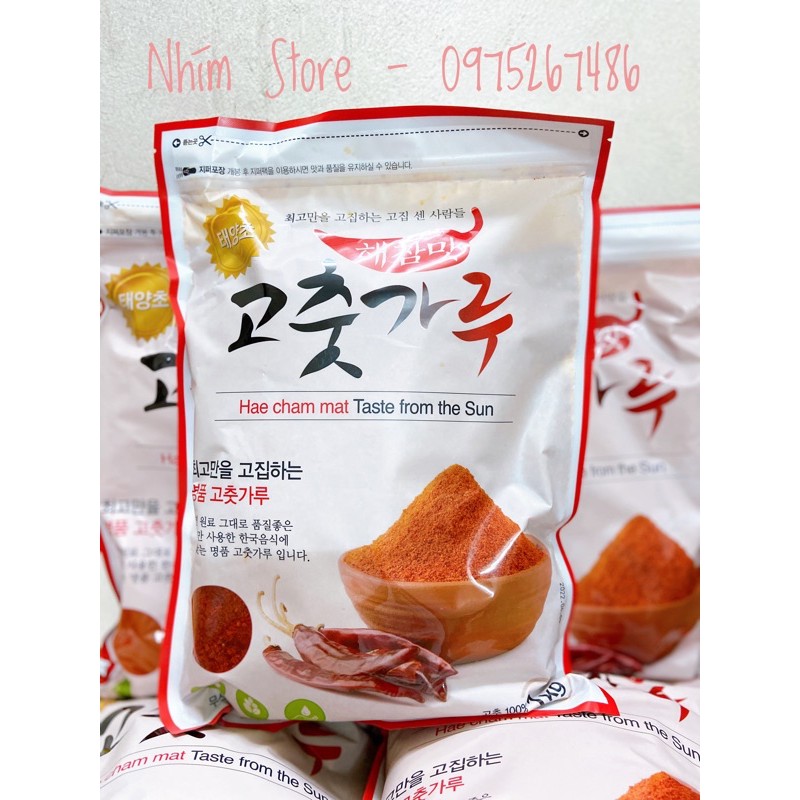 1kg Ớt Bột Hàn Quốc Làm Kim Chi- HAE CHAM MAT