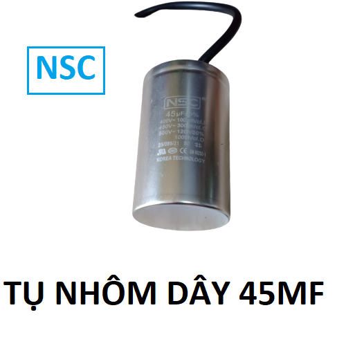 Tụ nhôm dây NSC 50MF