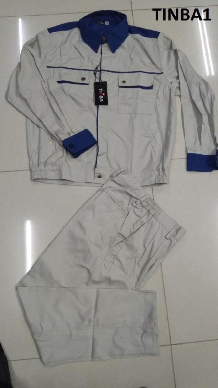 Quần áo  bảo hộ lao động vải pangrim Hàn Quốc mẫu Tinba 01,02,03,04,05,06