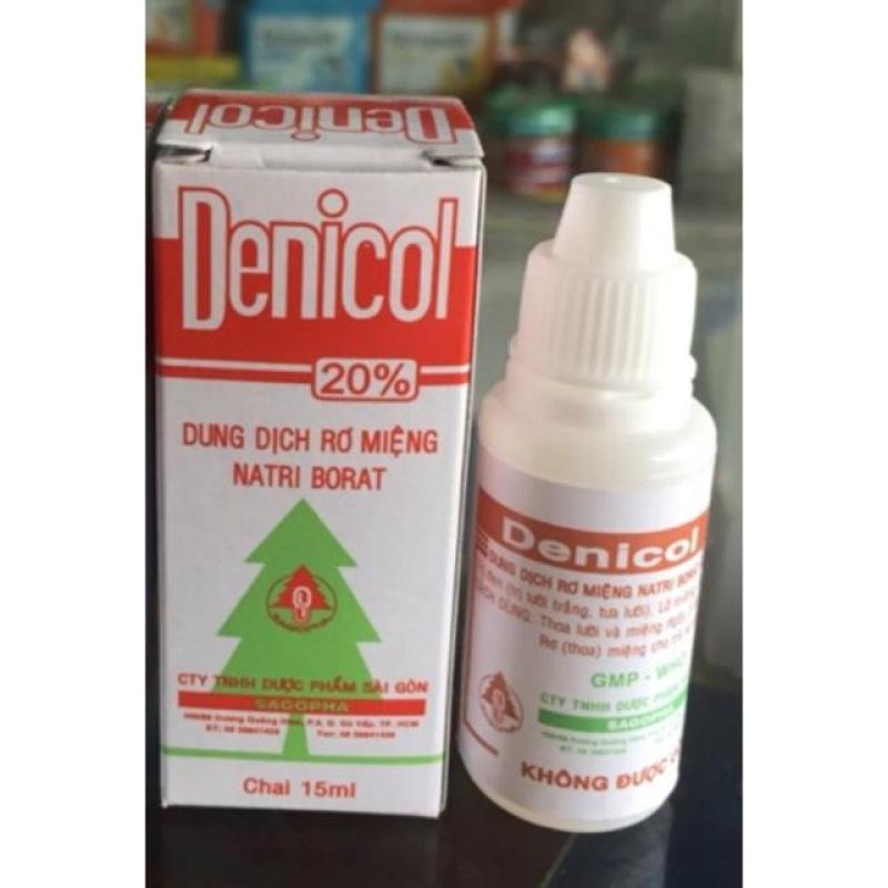 DUNG DỊCH RƠ MIỆNG.DENICOL 20% 15ML. nhập khẩu