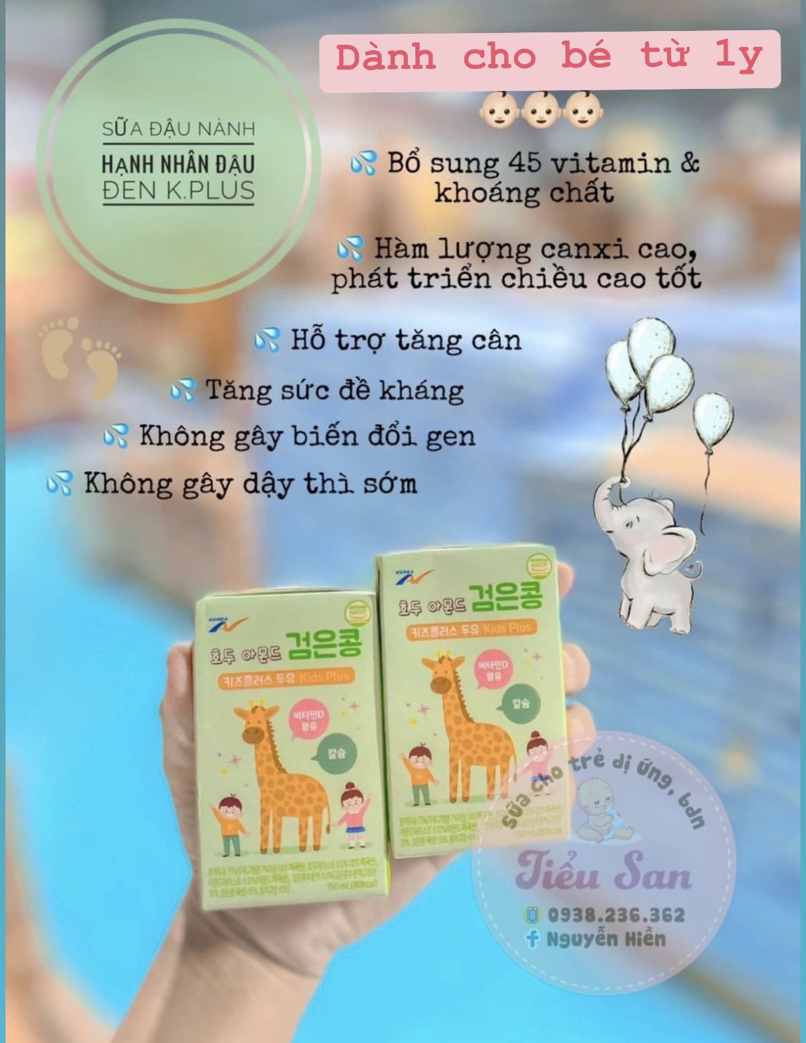 Sữa Nước cho bé dị ứng đạm bò