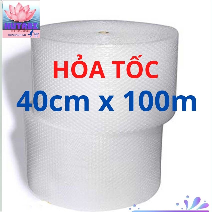 40cm x 10m  Xốp Hơi Chống Sốc, Bọc Hàng Chống Sốc, Xốp, Màng Xốp Khí, Xốp Nổ Gói Hàng Loại Dày, Kích Thước Đa Dạng