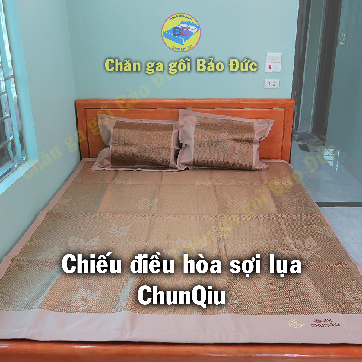 Chiếu điều hòa, chiếu lụa ChunQiu chính hãng, mát và êm ái