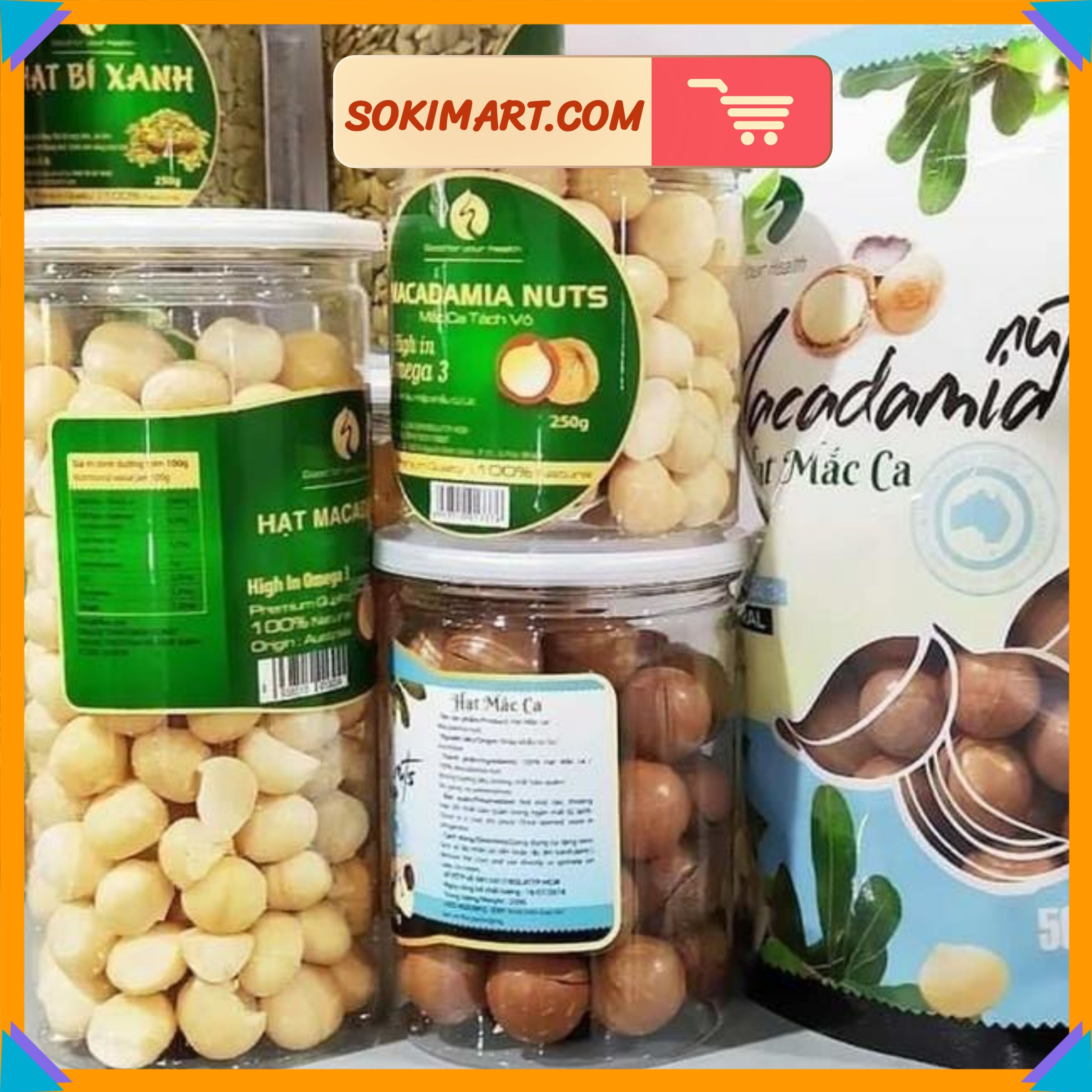 Nhân Macca Úc - 500g