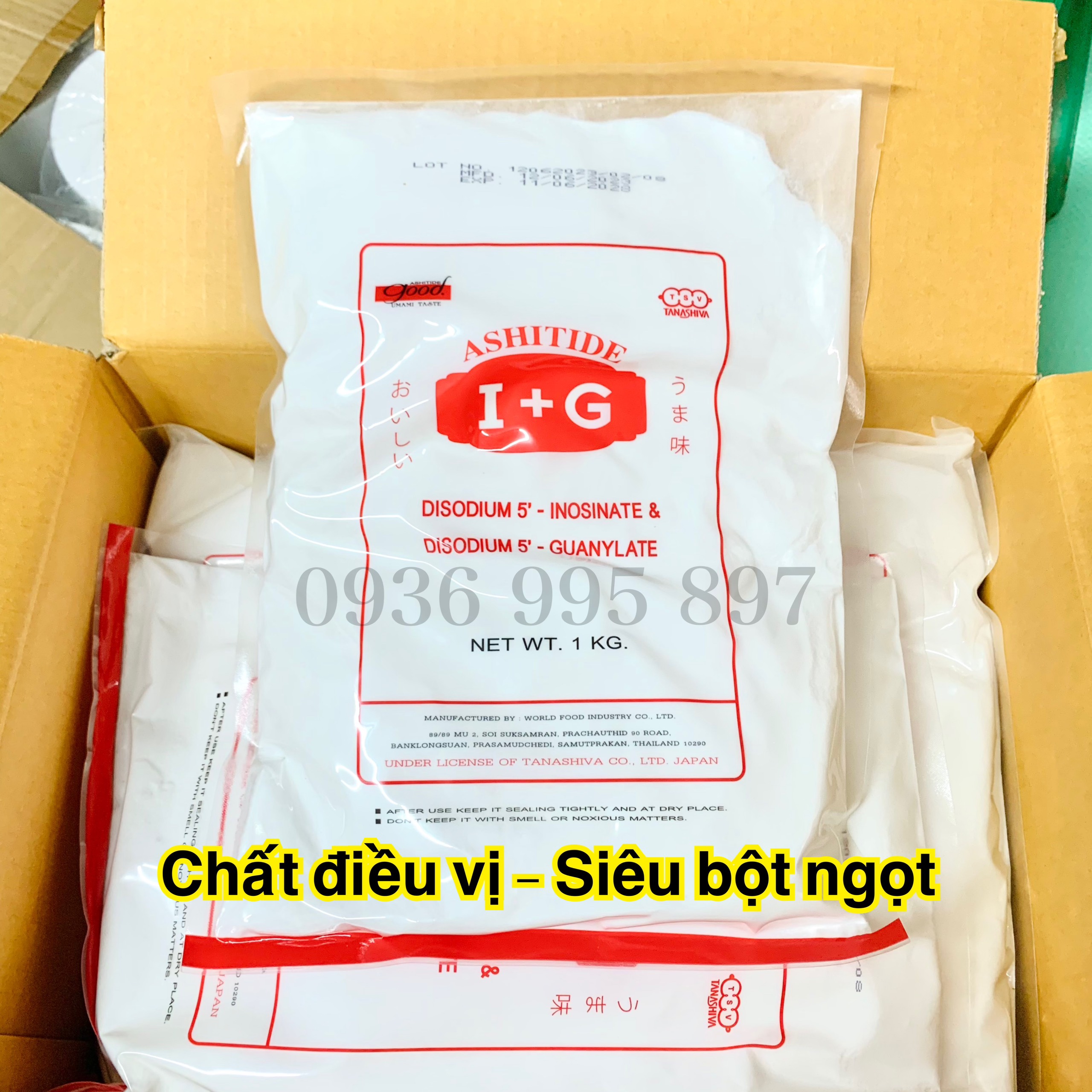 1Kg Chất điều vị I+G - Siêu bột ngọt ASHITIDE Thái Lan tạo vị ngọt cho thực phẩm thay thế bột ngọt thông thường