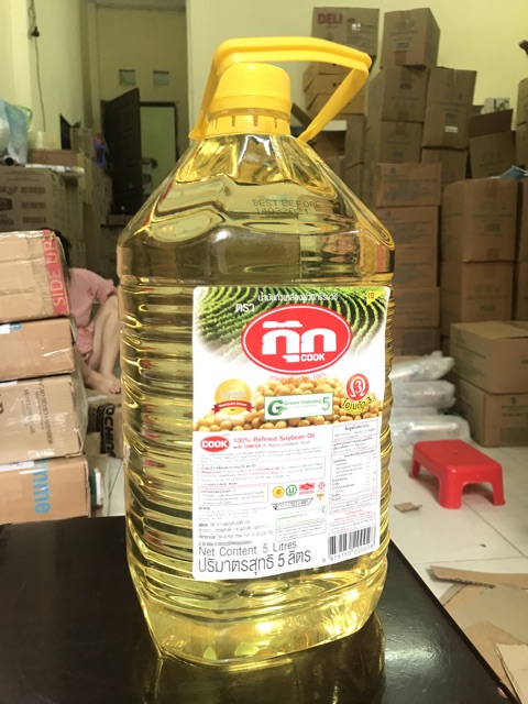 5Lit - Dầu đậu nành Thái Lan nguyên chất 100%