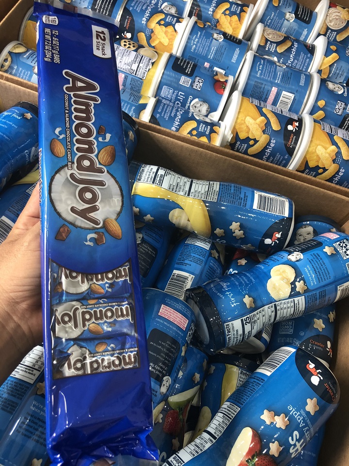 Socola dừa Almond Joy thanh dài 204g