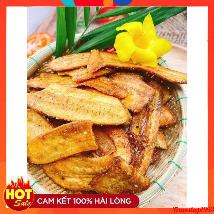 500gr Chuối mè sấy giòn loại ngon