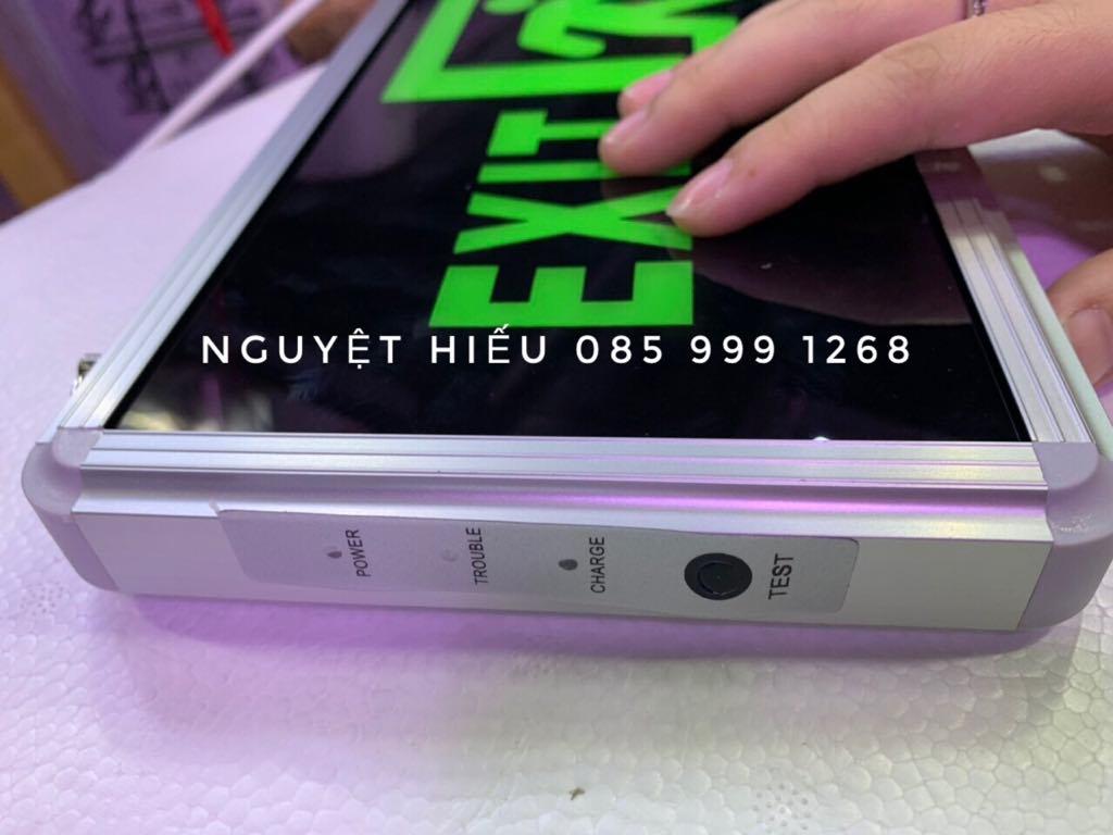 Biển báo lối thoát exit đèn led 2 mặt
