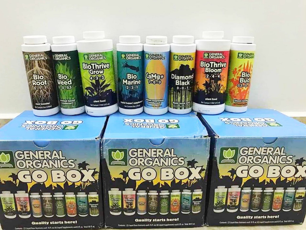 General Organics Go Box Bộ 8 món sản phẩm toàn diện cho mọi cây trồng, Nhập khẩu Mỹ