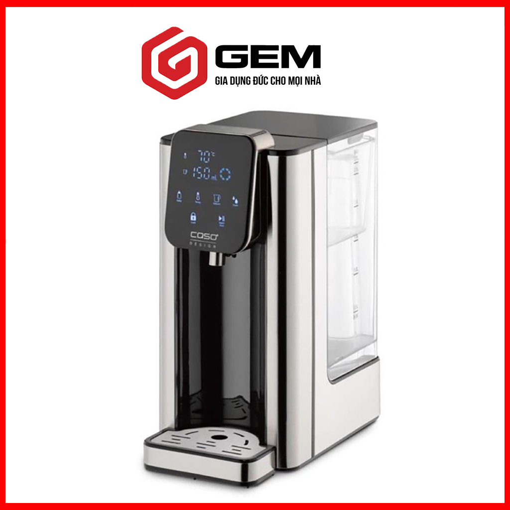 Bình đun nước siêu tốc Caso HW660 - Lựa chọn mức nước, mức nhiệt