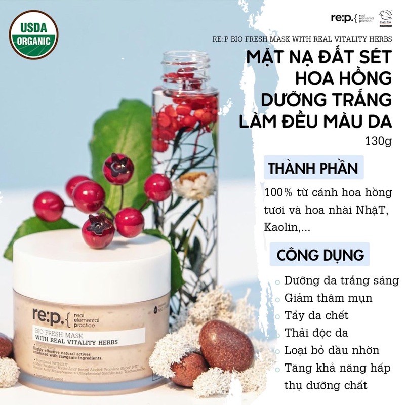 Mặt Nạ Đất Sét REP Bio Fresh Mask
