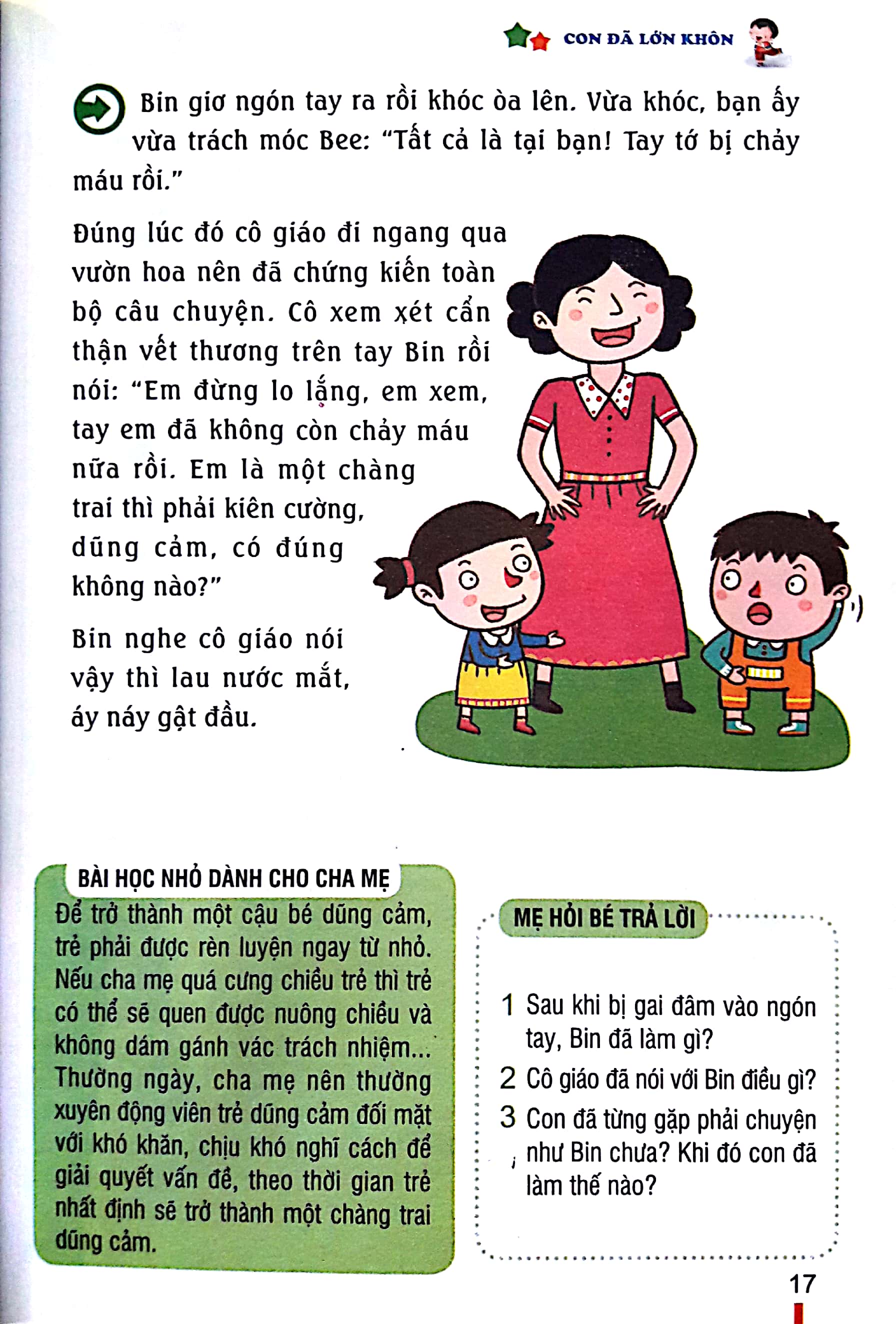 Fahasa - Con Là Cậu Bé Đáng Yêu - Con Đã Lớn Khôn