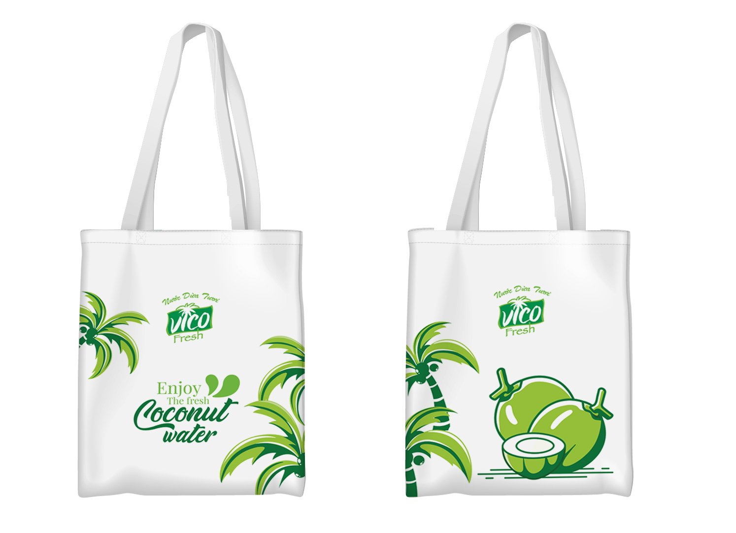 [Quà tặng - Không bán] Túi Vải Canvas Vico Fresh
