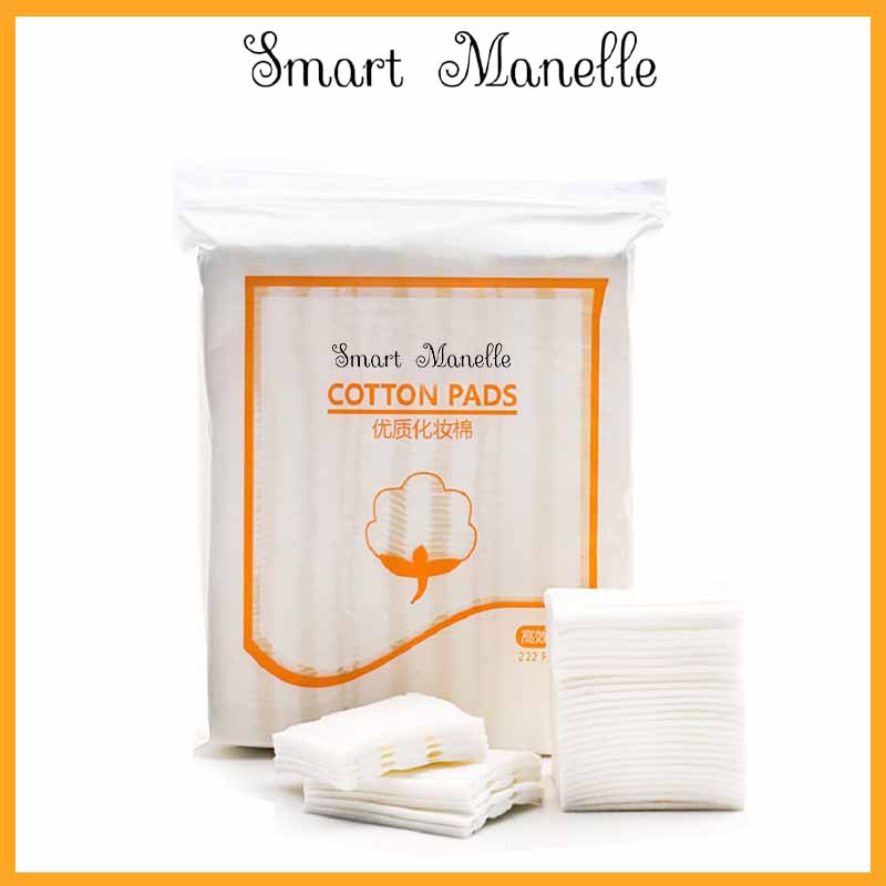 Bông tẩy trang 222 miếng 3 lớp Cotton Pads BTT Smart Manelle