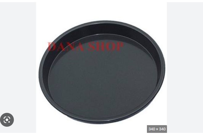 Khay pizza đen 18cm - 24cm