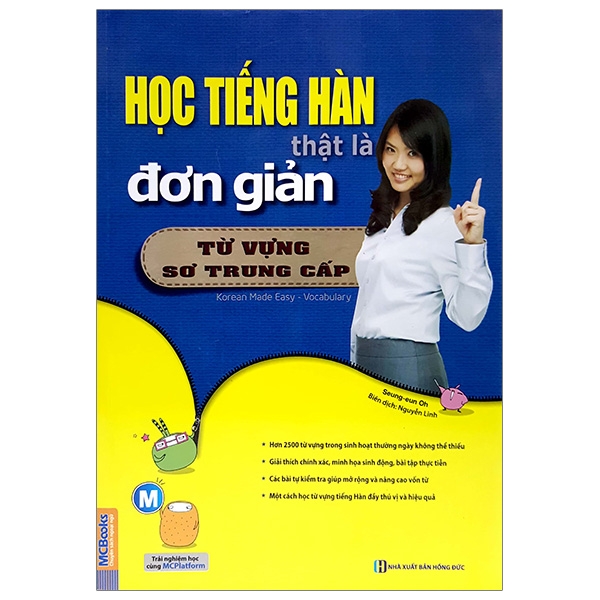 Fahasa - Học Tiếng Hàn Thật Là Đơn Giản - Từ Vựng Sơ Trung Cấp
