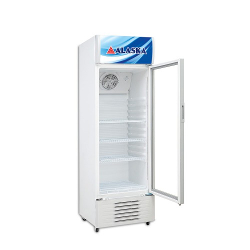 Tủ mát Alaska 260 lít LC-455H - Tủ đứng mặt kính 1 cánh - Bảo hành chính hãng  - Voucher 10% lên đến 800K