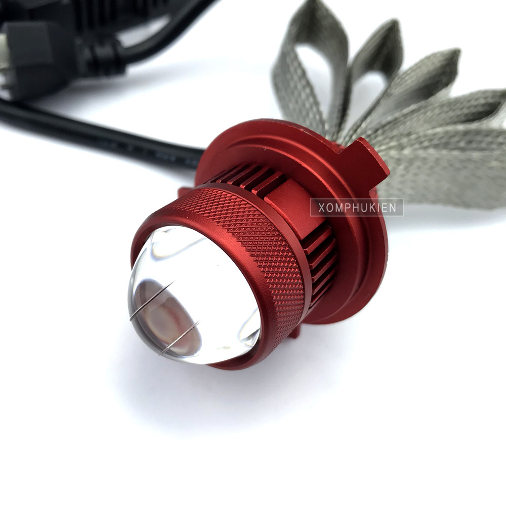 [HCM]Đèn Pha Bi Cầu Ruby Cos Vàng  Pha Trắng [ 1 Chiếc ]