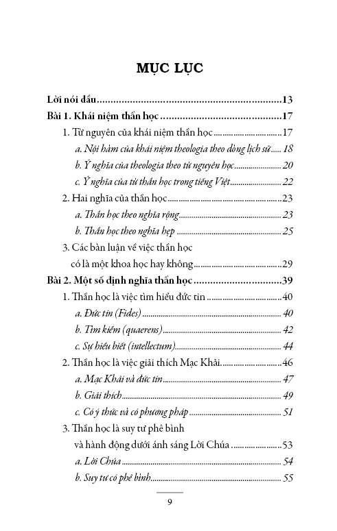 GIÁO TRÌNH DẪN NHẬP THẦN HỌC