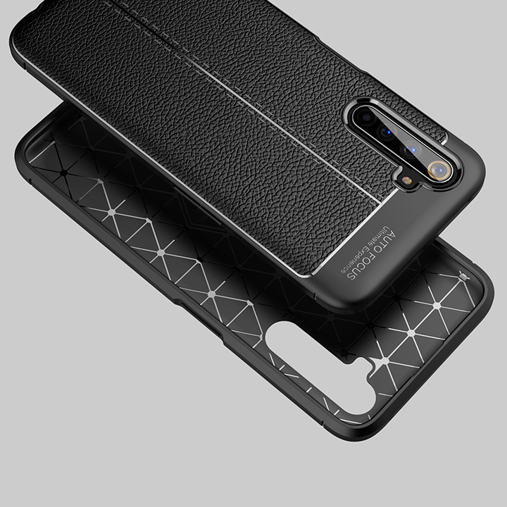 Ốp lưng cho Realme 6 Pro Giả da chống sốc
