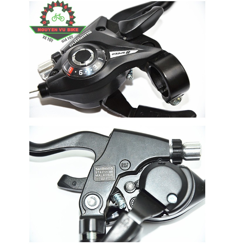 Tay đề xe đạp Shimano EF51, EF65 3x8