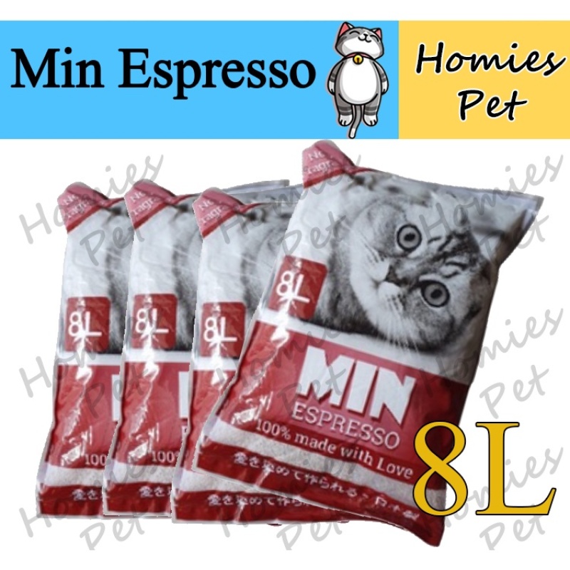 Cát mèo Min expresso, cát vệ sinh mèo Min 8L