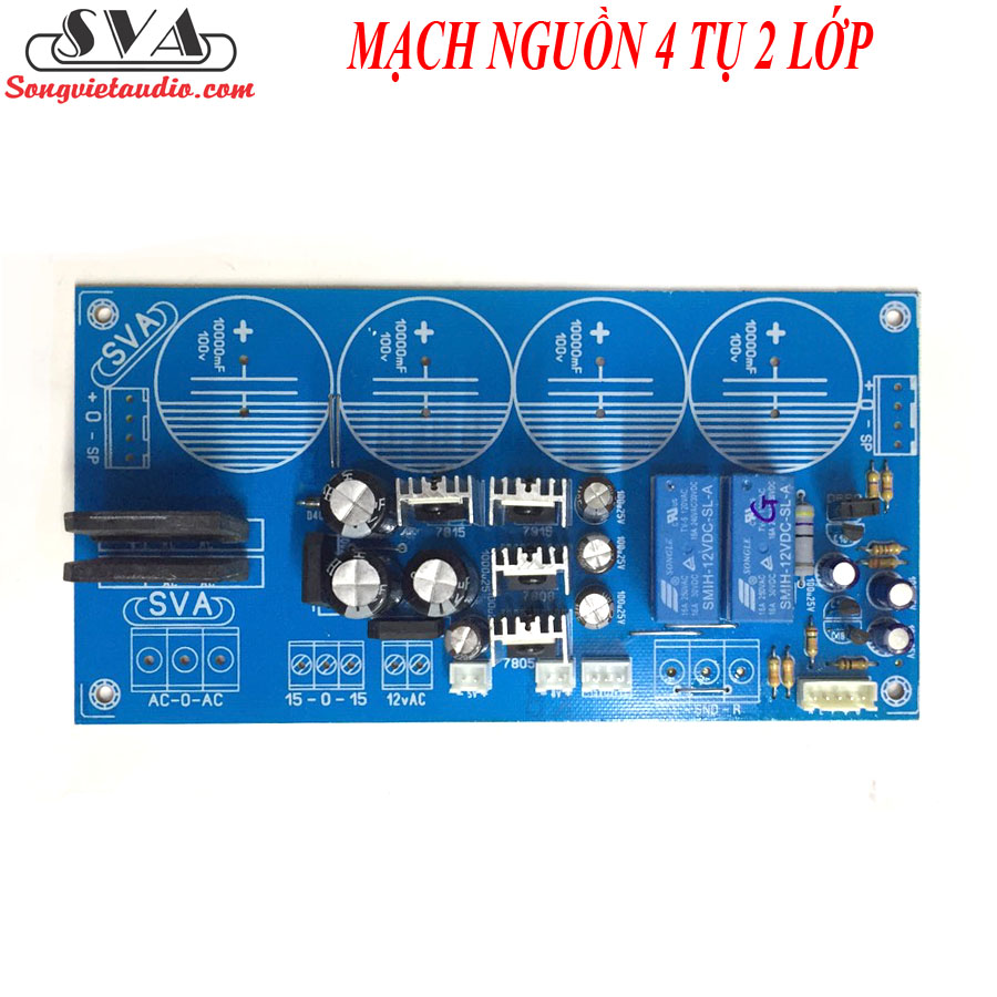 MẠCH NGUỒN 4 TỤ PHÍP THỦY TINH NEW - MIẾNG