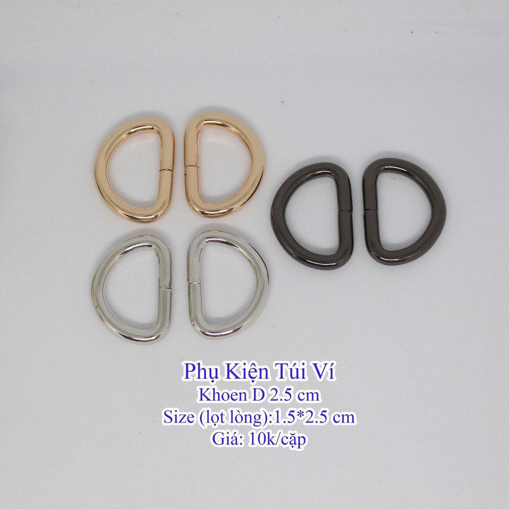 Khoen D 2.5cm (15k/cặp)