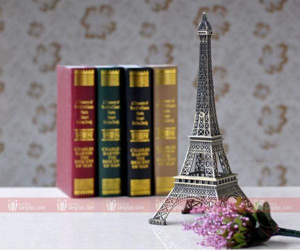 Mô hình tháp Eiffel kim loại 32cm