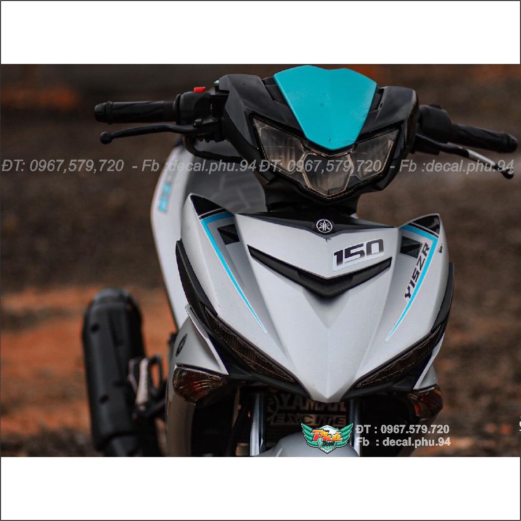 Tem Rời Exciter 150 Y15zr bạc đen xanh (M)