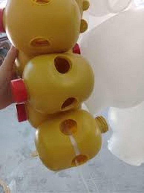 Set 2 chiếc Lồng bẫy ruồi vàng, ruồi đục trái (nhựa)