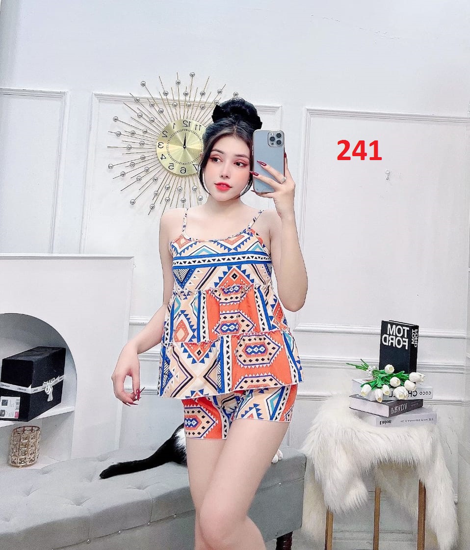 [HCM]Bộ lụa hàn đùi dễ thương - 35 đến 56kg - ẢNH THẬT