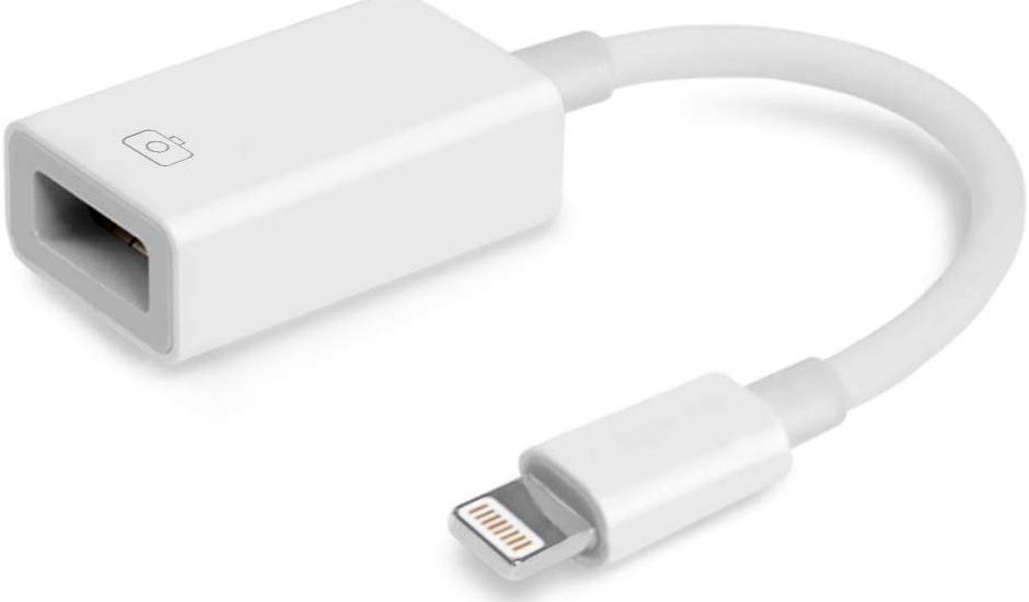 USB OTG Lightning cho iPhone, iPad kết nối bàn phím