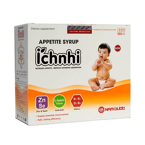 Siro Ăn Ngon Ích Nhi - Giúp trẻ thèm ăn tự nhiên, ăn ngon miệng, ăn nhanh