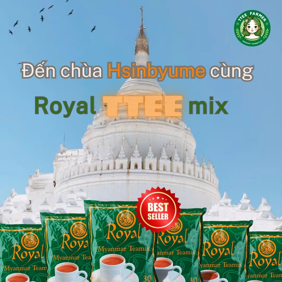 Set 15 gói nhỏ 20g trà sữa Royal Myanmar Teamix, trà sữa đóng gói tự pha - DATE 2027