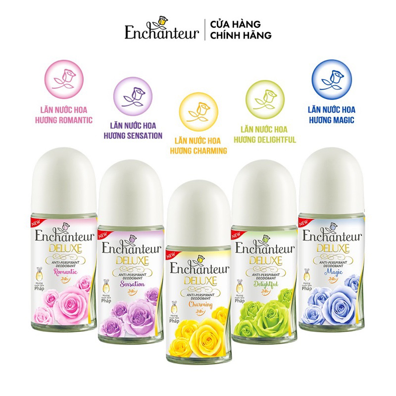 Lăn khử mùi enchenter trắng da 50ml date mới