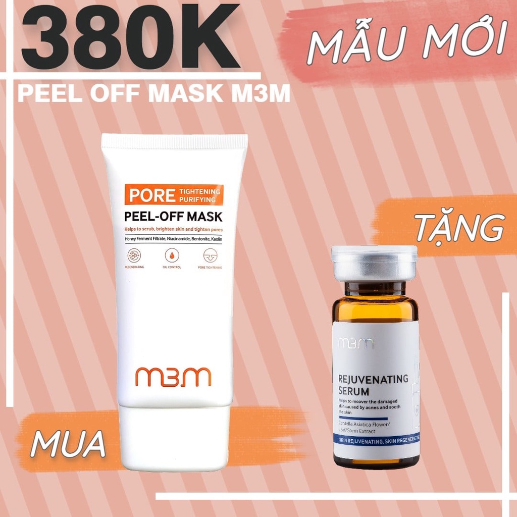 Mặt Nạ Peel Off Mask M3M 80g [ CHÍNH HÃNG ]