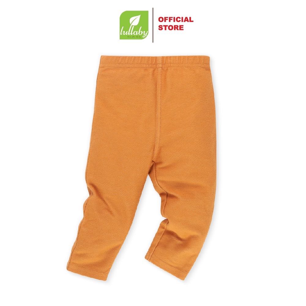 Quần legging siêu co giãn màu trơn trẻ em Lullaby