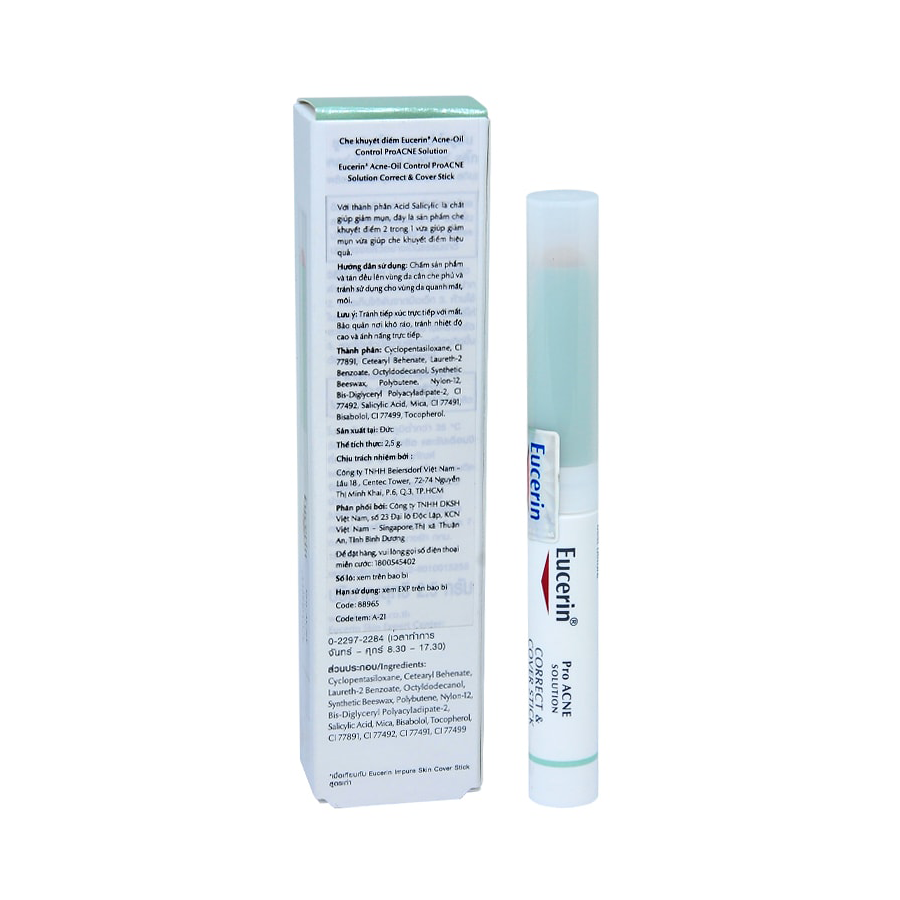 Eucerin Pro Acne Correct Cover Stick 2g