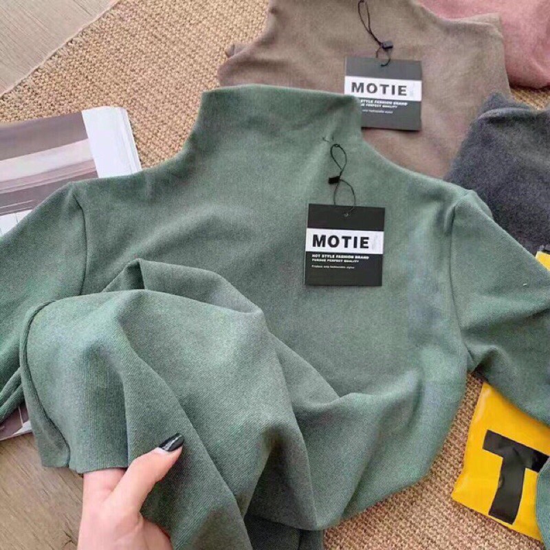 Sỉ Áo Cổ 3 Phân Giữ Nhiệt Xuất Nhật Motie (Túi Zip)