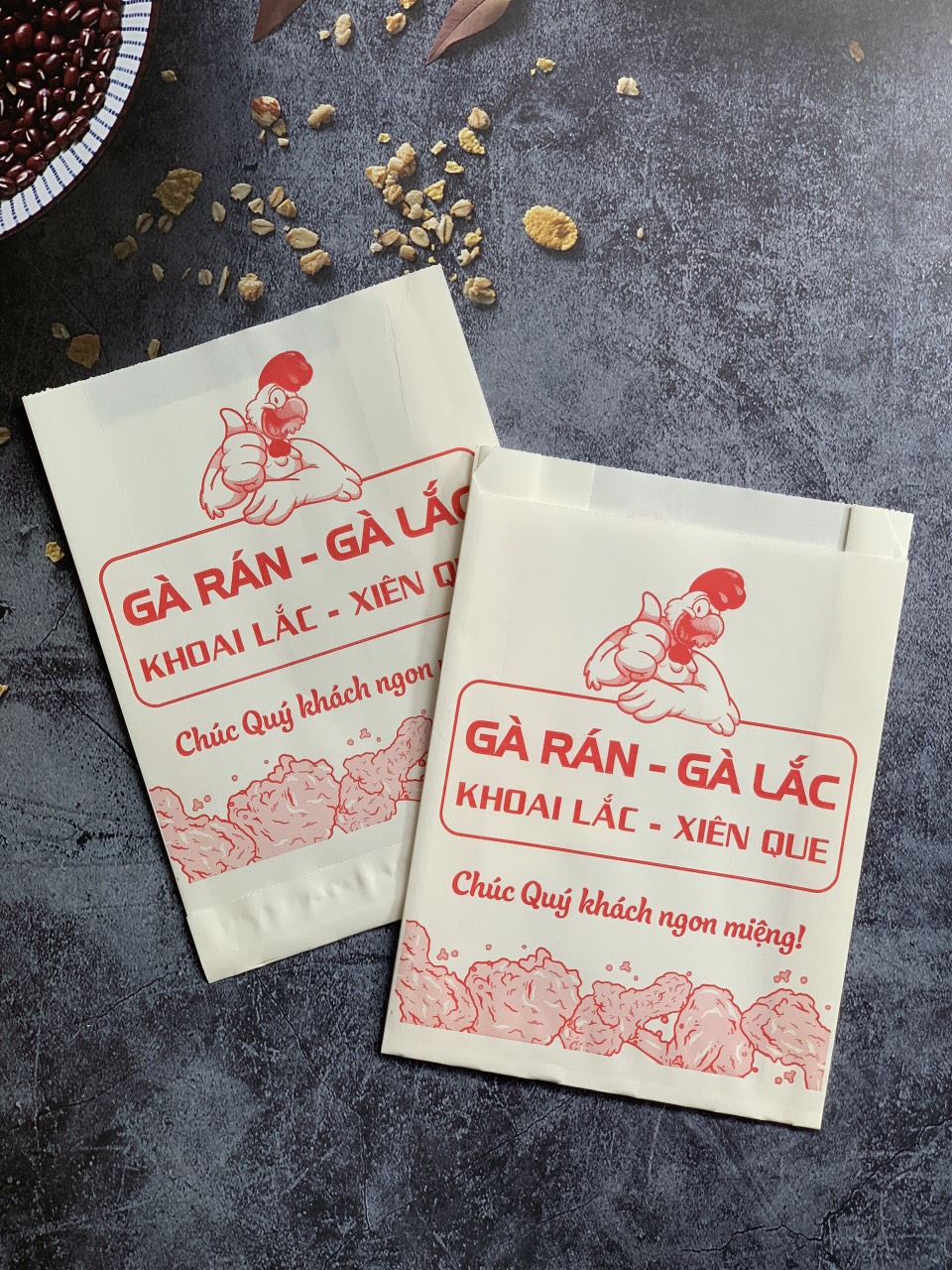 Túi giấy gà rán, khoai tây chiên 1000 túi