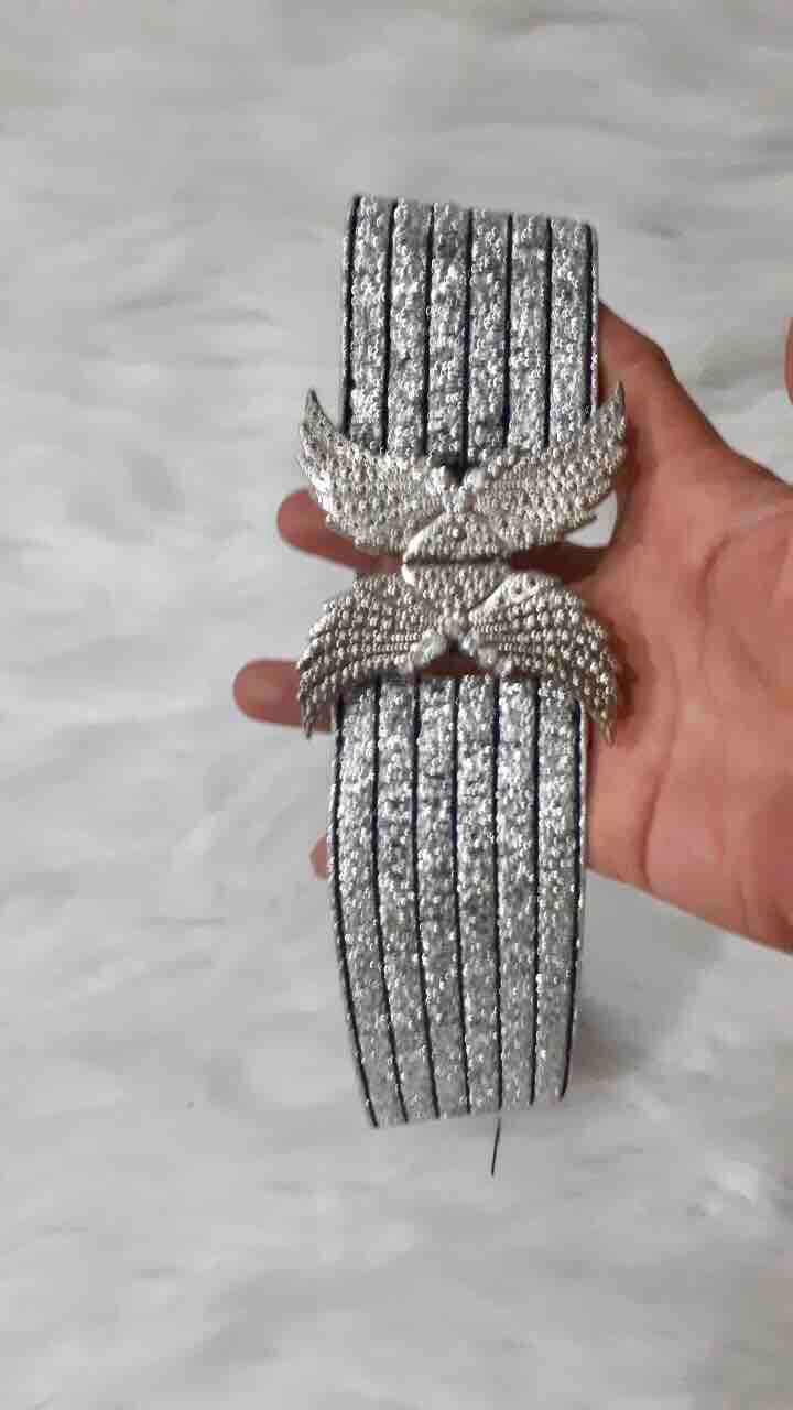 [HCM]Thắt lưng nữ màu Bạc bản 5cm.