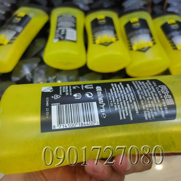 Sữa tắm, gội AXE Clean Fresh (6in1) 400ml - Đức