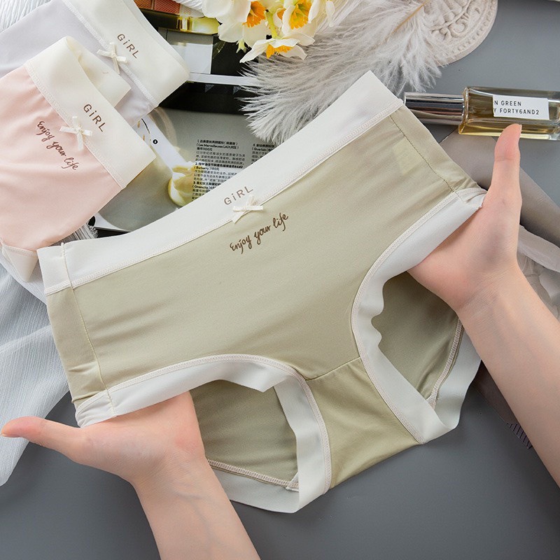 sét 4 Quần Lót Nữ Su Lụa Băng Tàng Hình Siêu Hot