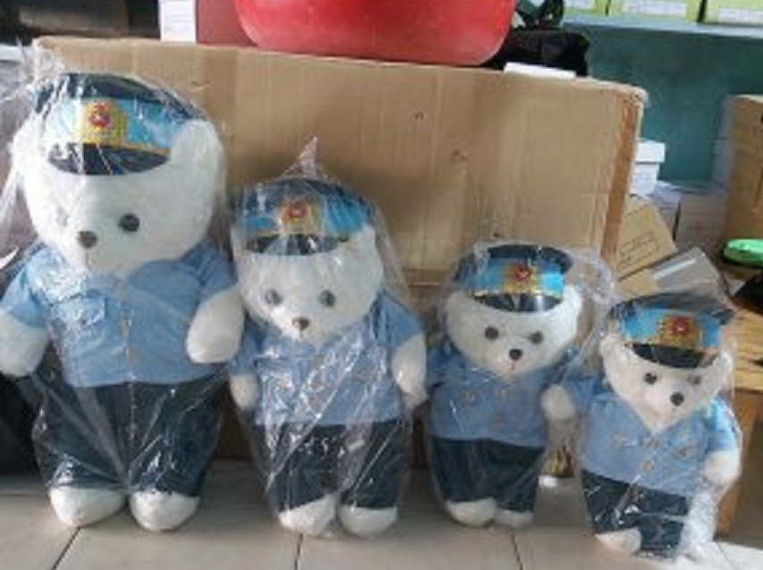 Gấu bông mặc đồ lính